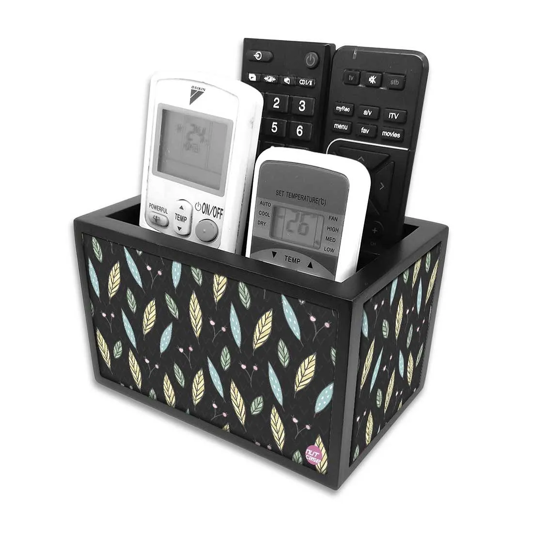 Tv Remote Holder Organizer - LEAVES AND PETALS