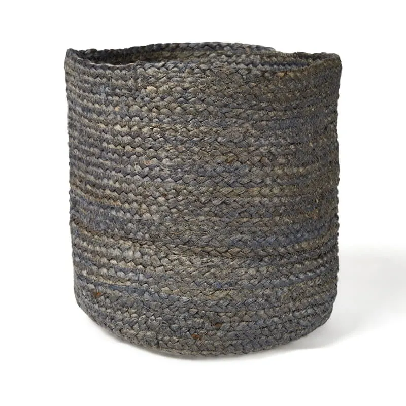 Vintage Design Asher Jute Grey Basket