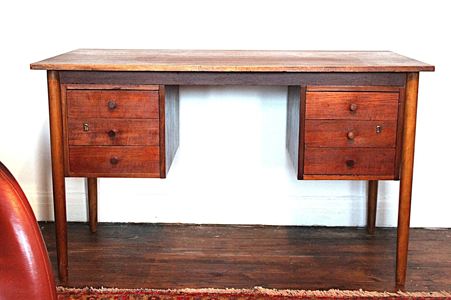 Vintage Midcentury Danish Teak Desk