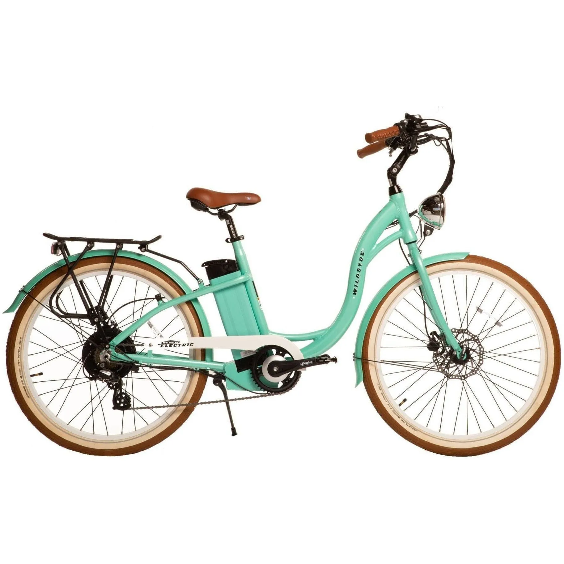 WILDSYDE Paree Vintage Classic Electric Bicycle - 500 Watt, 48V (Class 2)