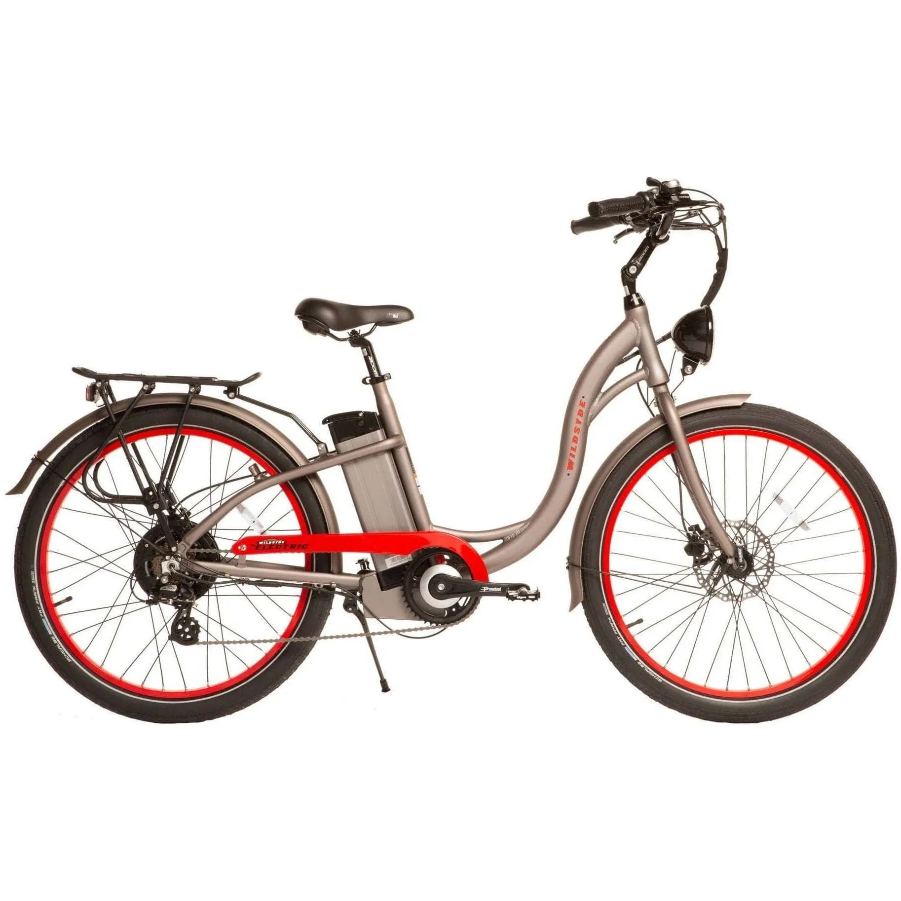 WILDSYDE Paree Vintage Classic Electric Bicycle - 500 Watt, 48V (Class 2)