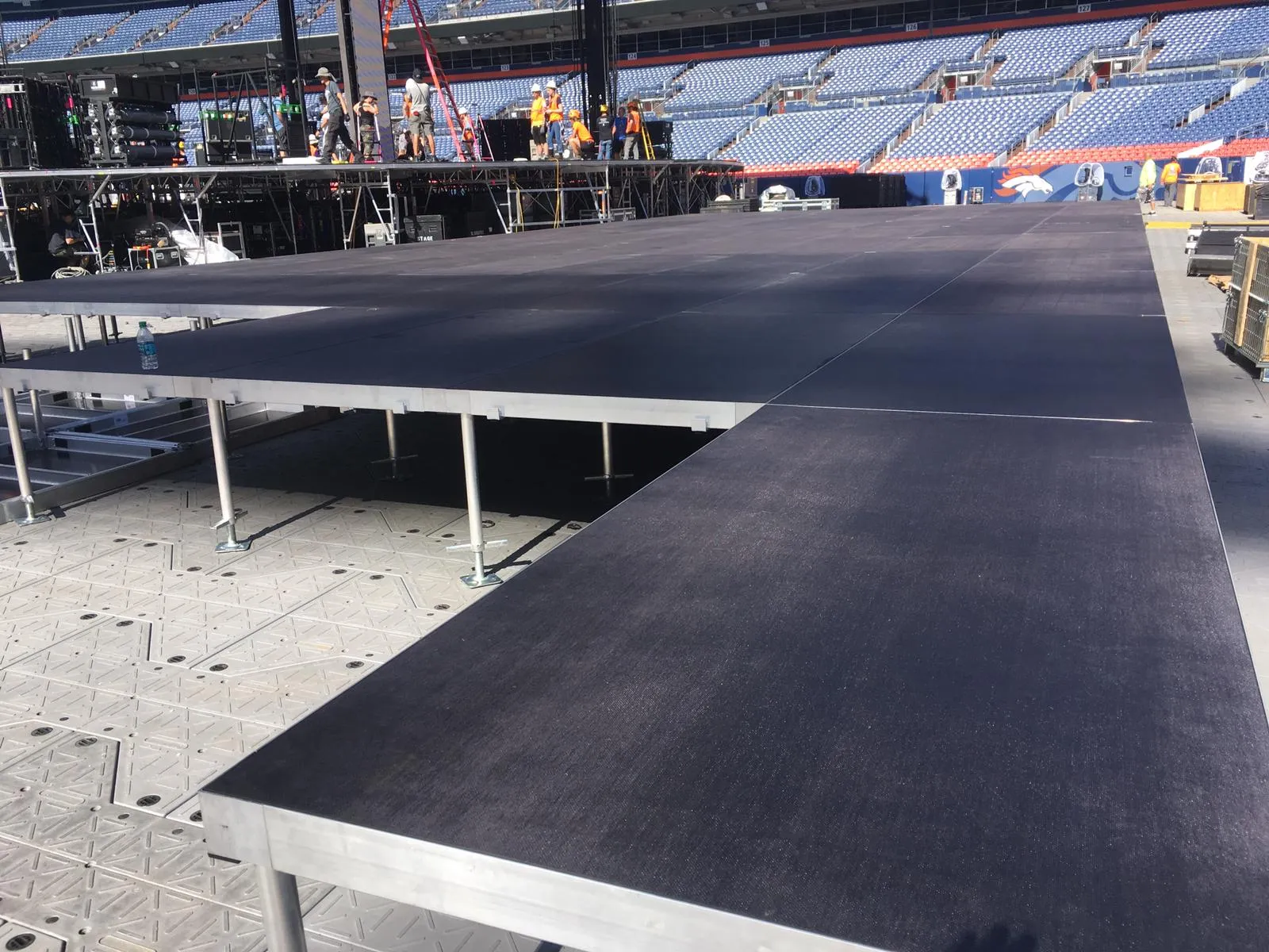 Wire Mesh Birch Portable Stage Deck Modules (SB Series)