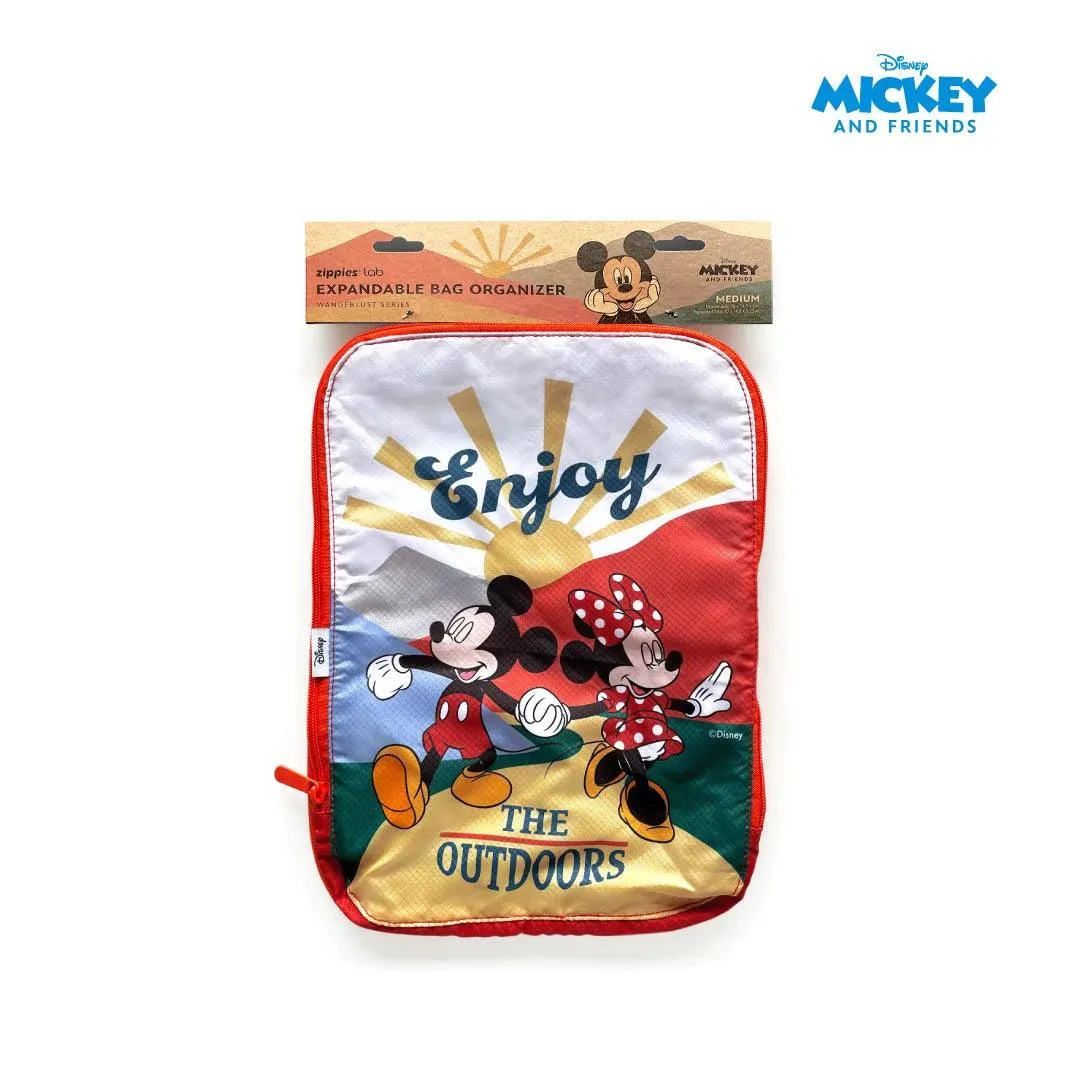 Zippies Lab Mickey & Friends Wanderlust Expandable Bag Organizers